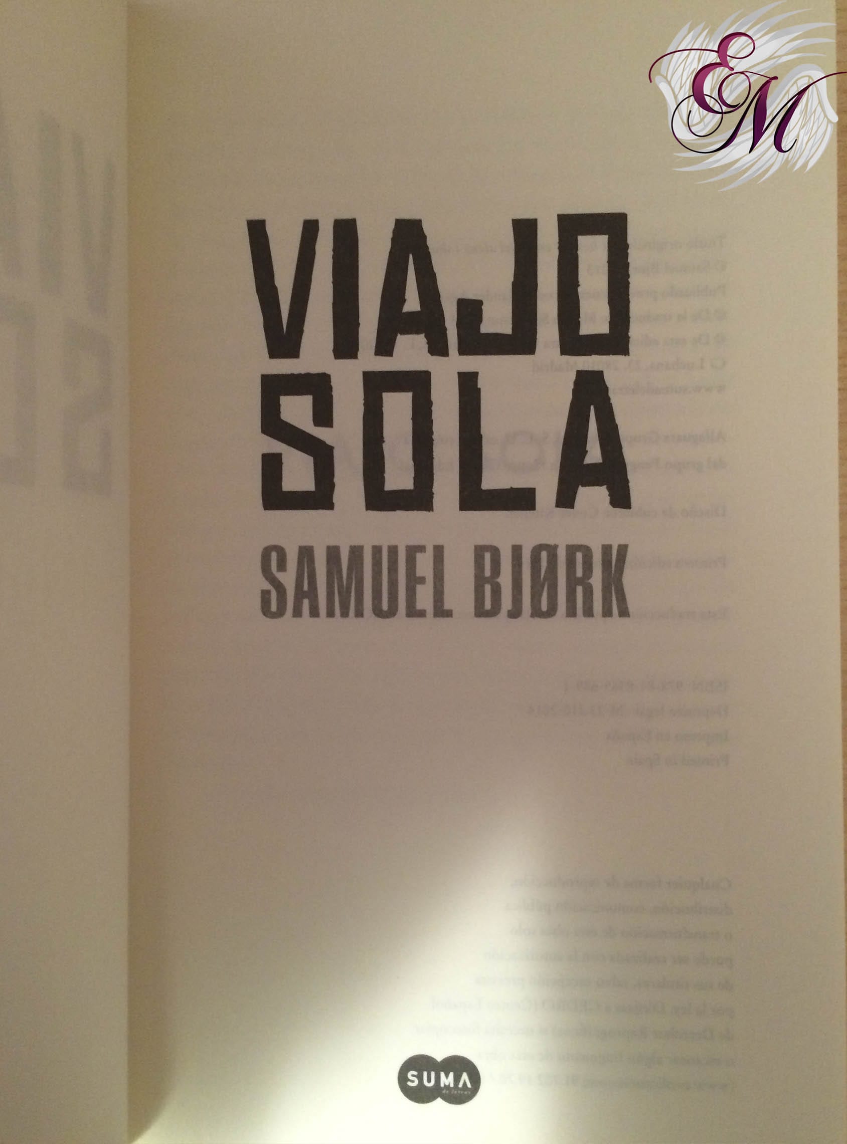 Viajo sola, de Samuel Bjørk - Reseña