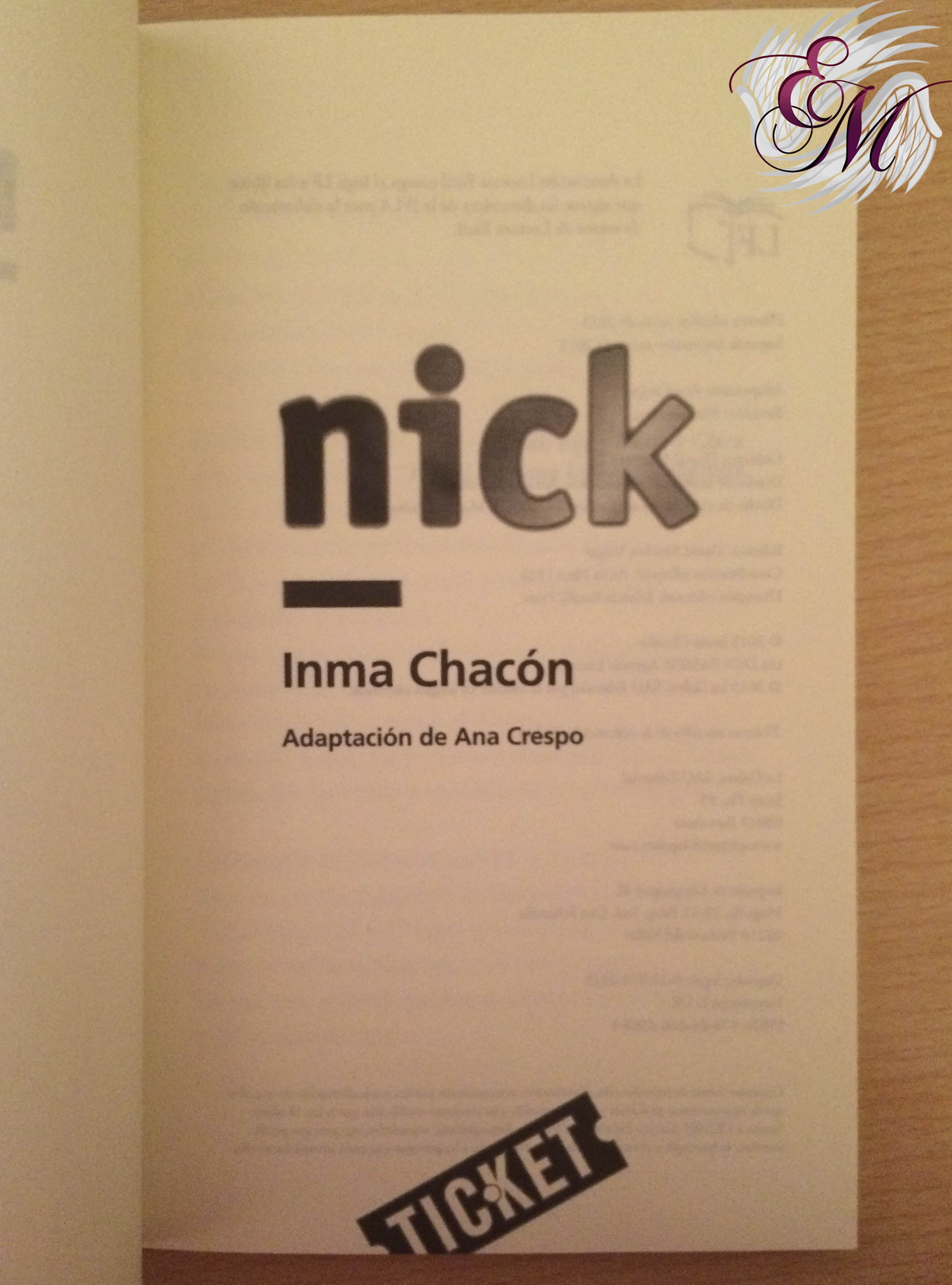 Nick, de Inma Chacón - Reseña