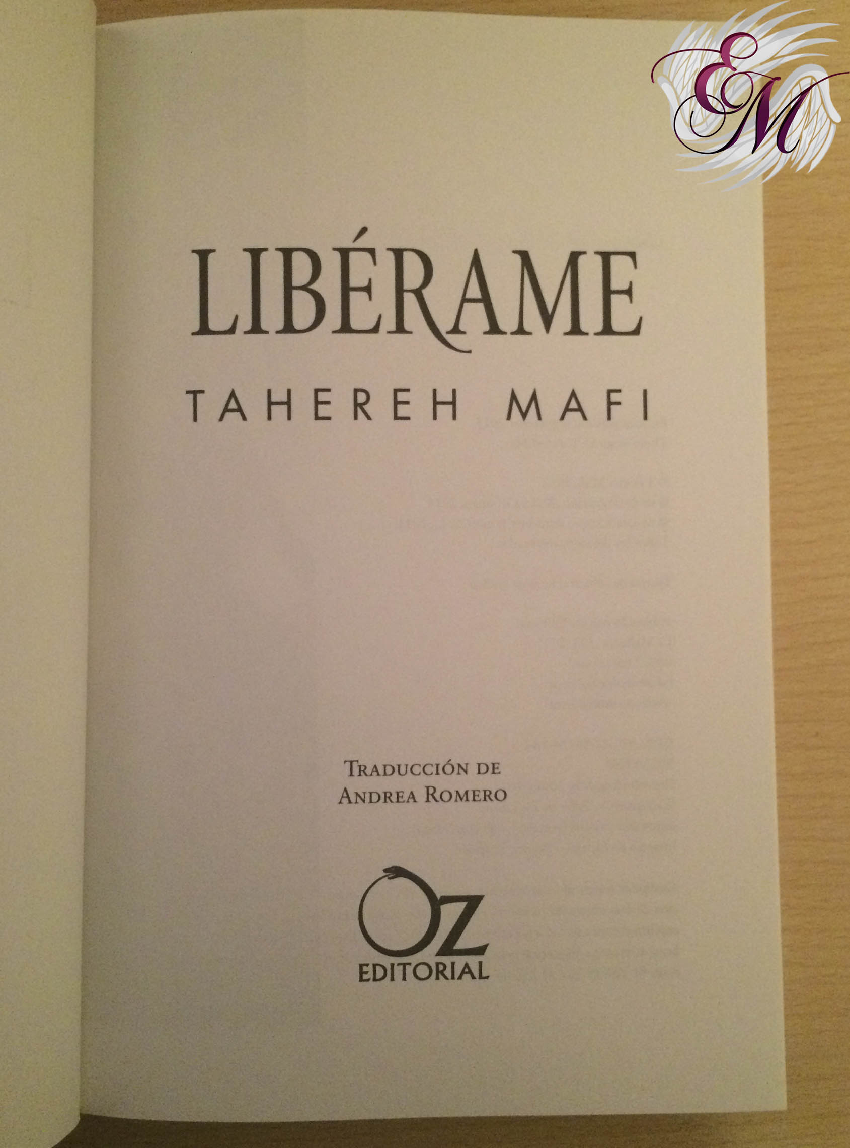 Libérame, de Tahereh Mafi - Reseña