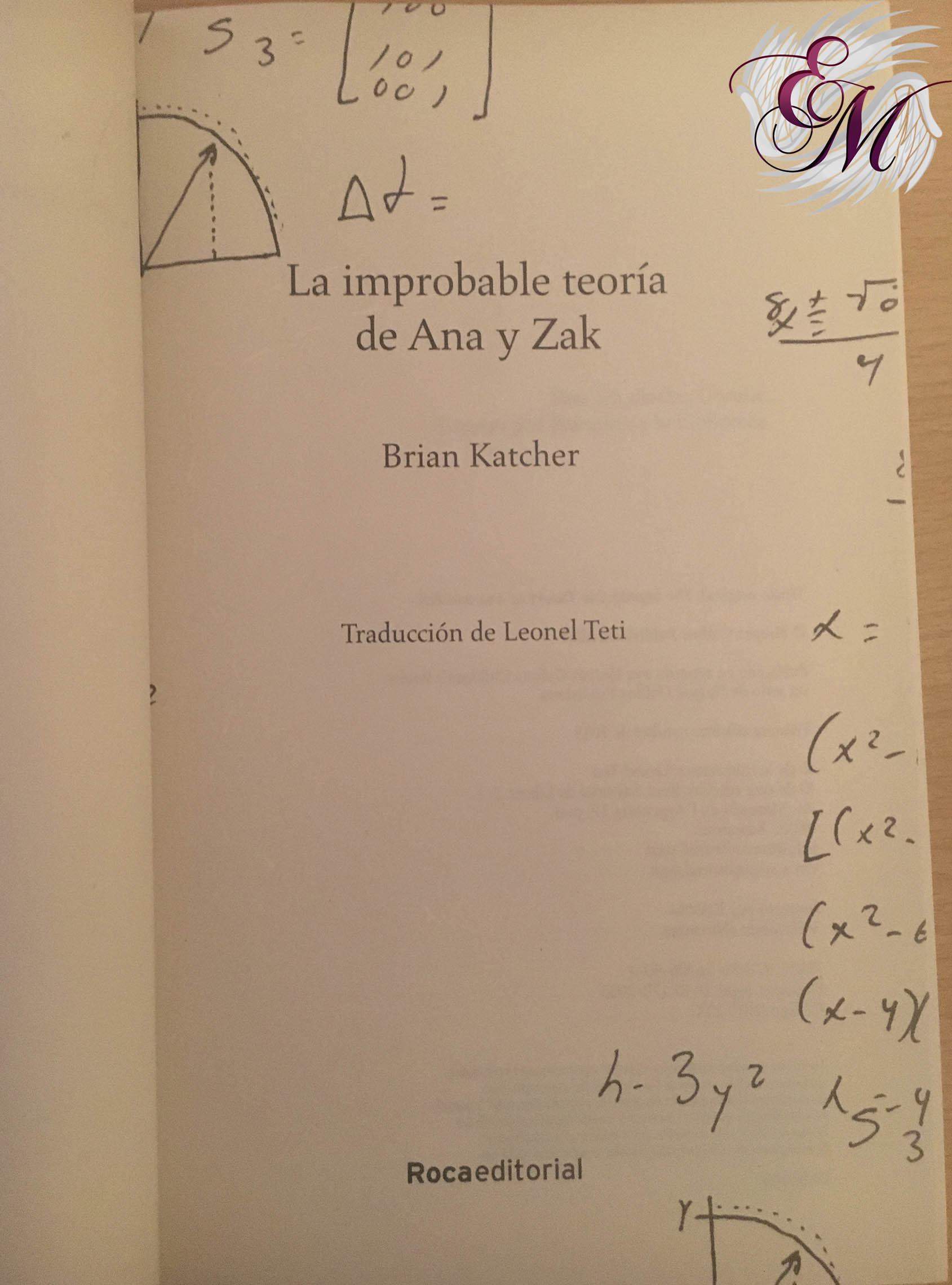 La improbable teoría de Ana y Zak, de Brian Katcher - Reseña
