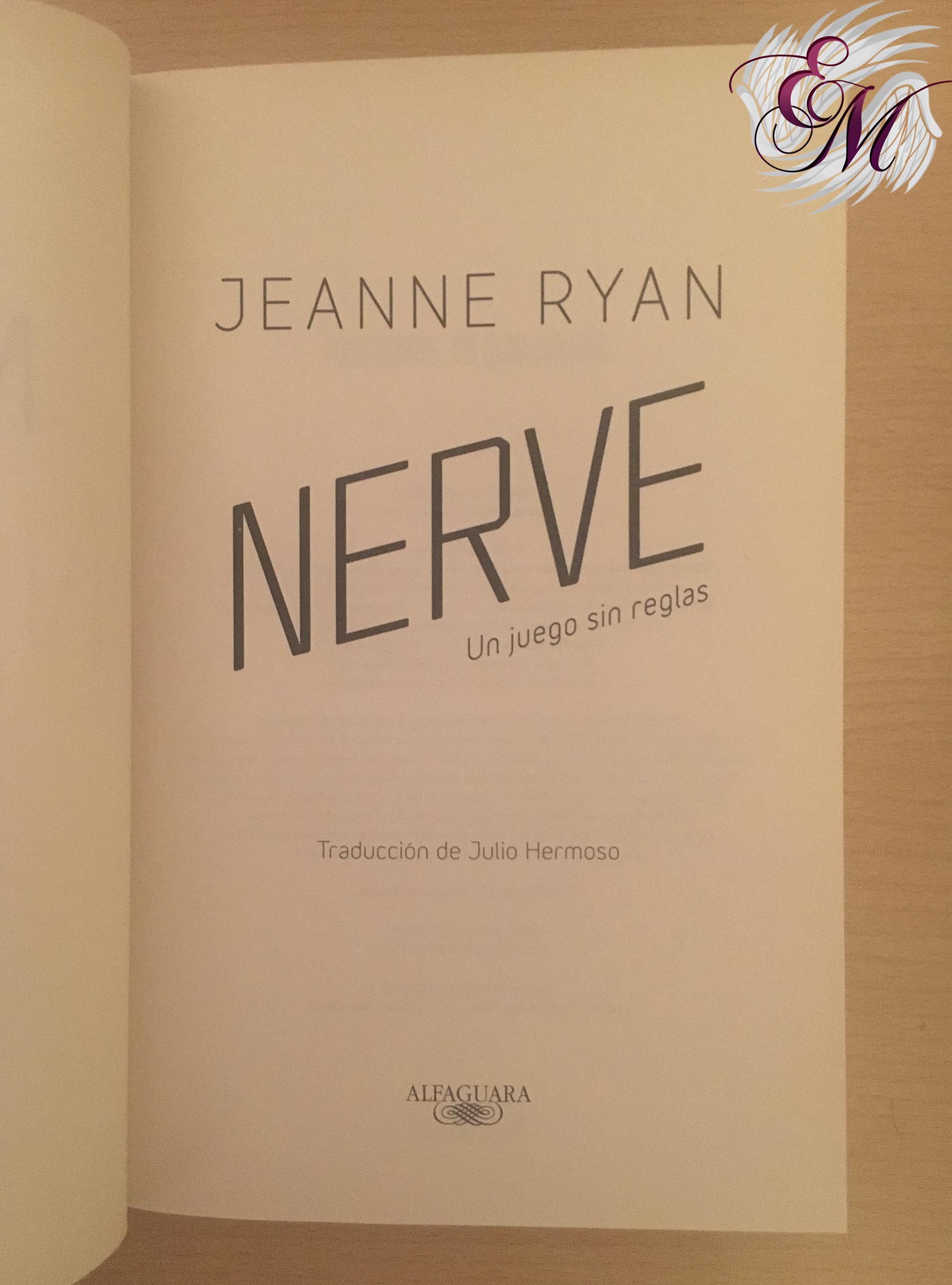 Nerve: Un juego sin reglas, de Jeanne Ryan - pagina editorial