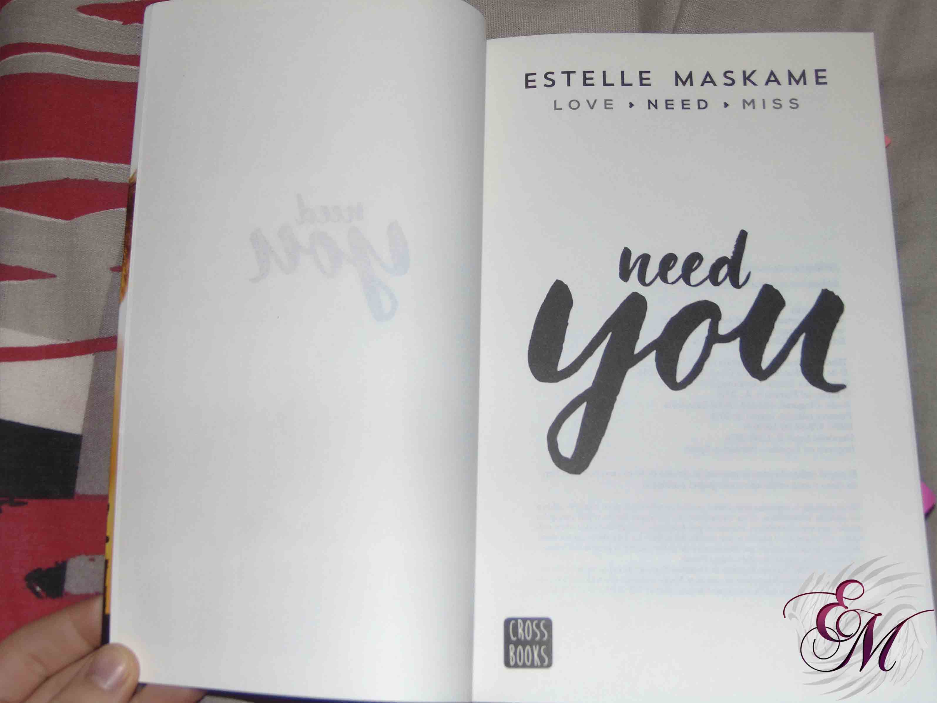 Need you, de Estelle Maskame - Reseña