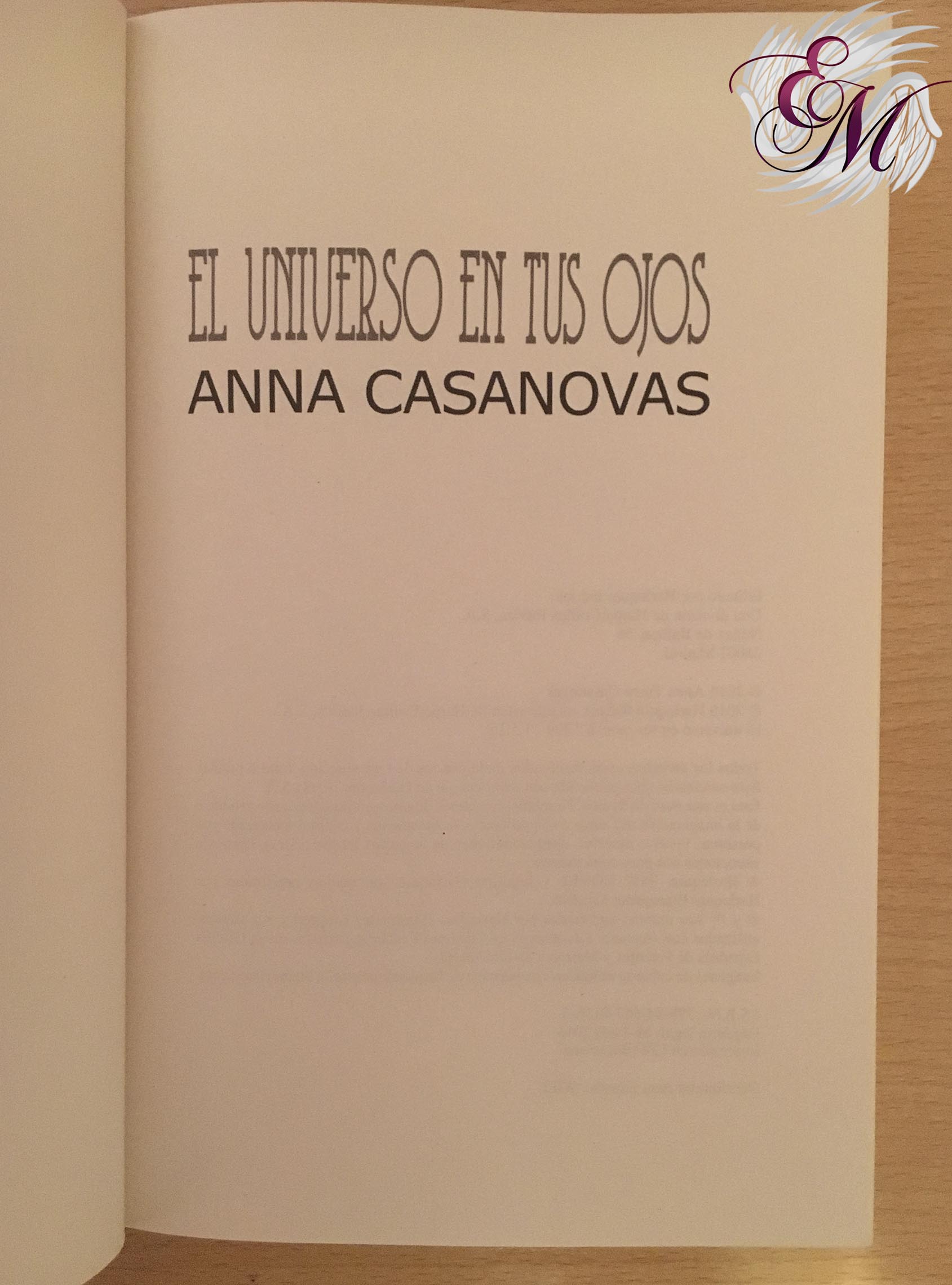 El universo en tus ojos, de Anna Casanovas - Reseña