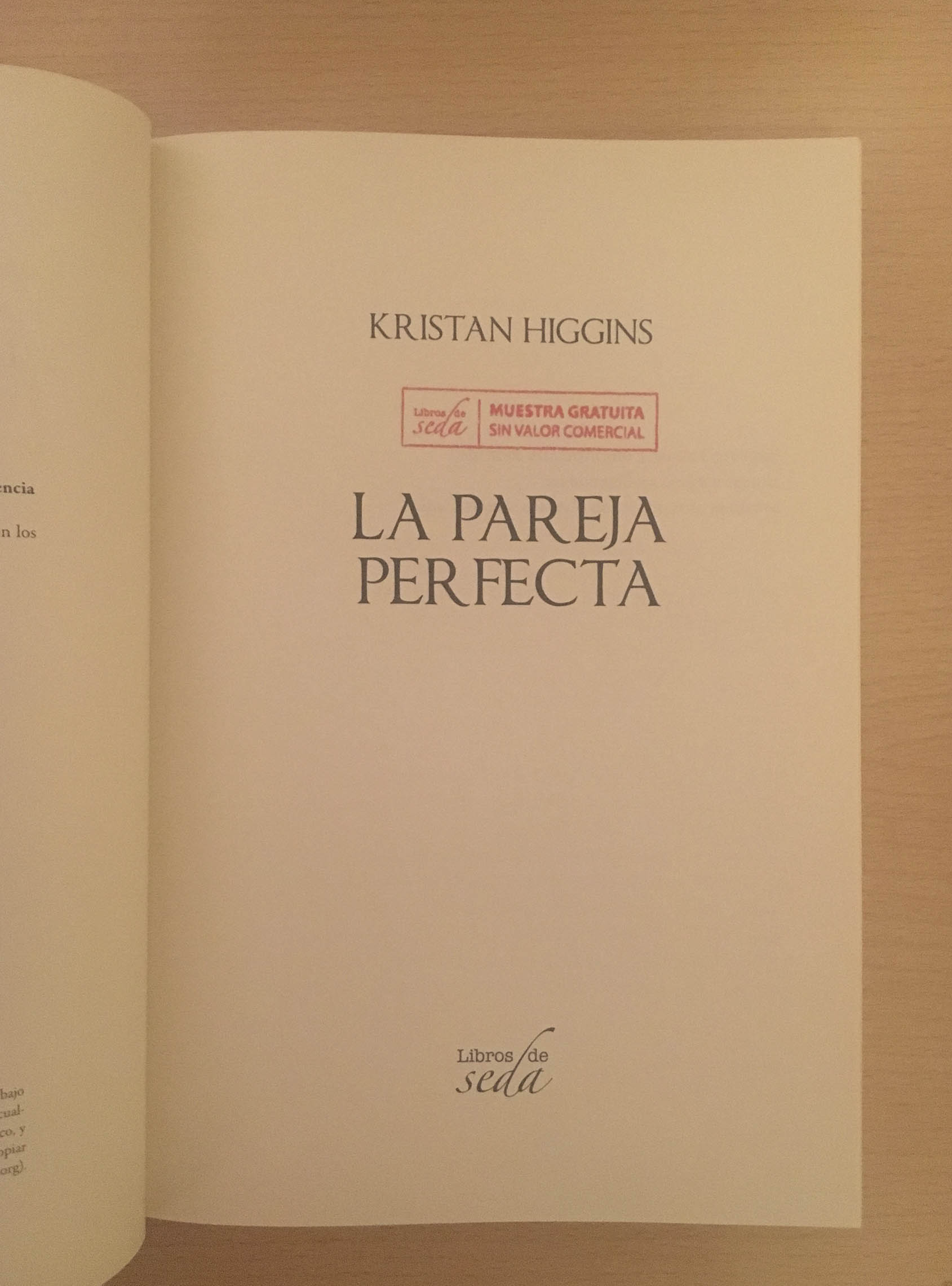 La pareja perfecta de Kristan Higgins - Reseña