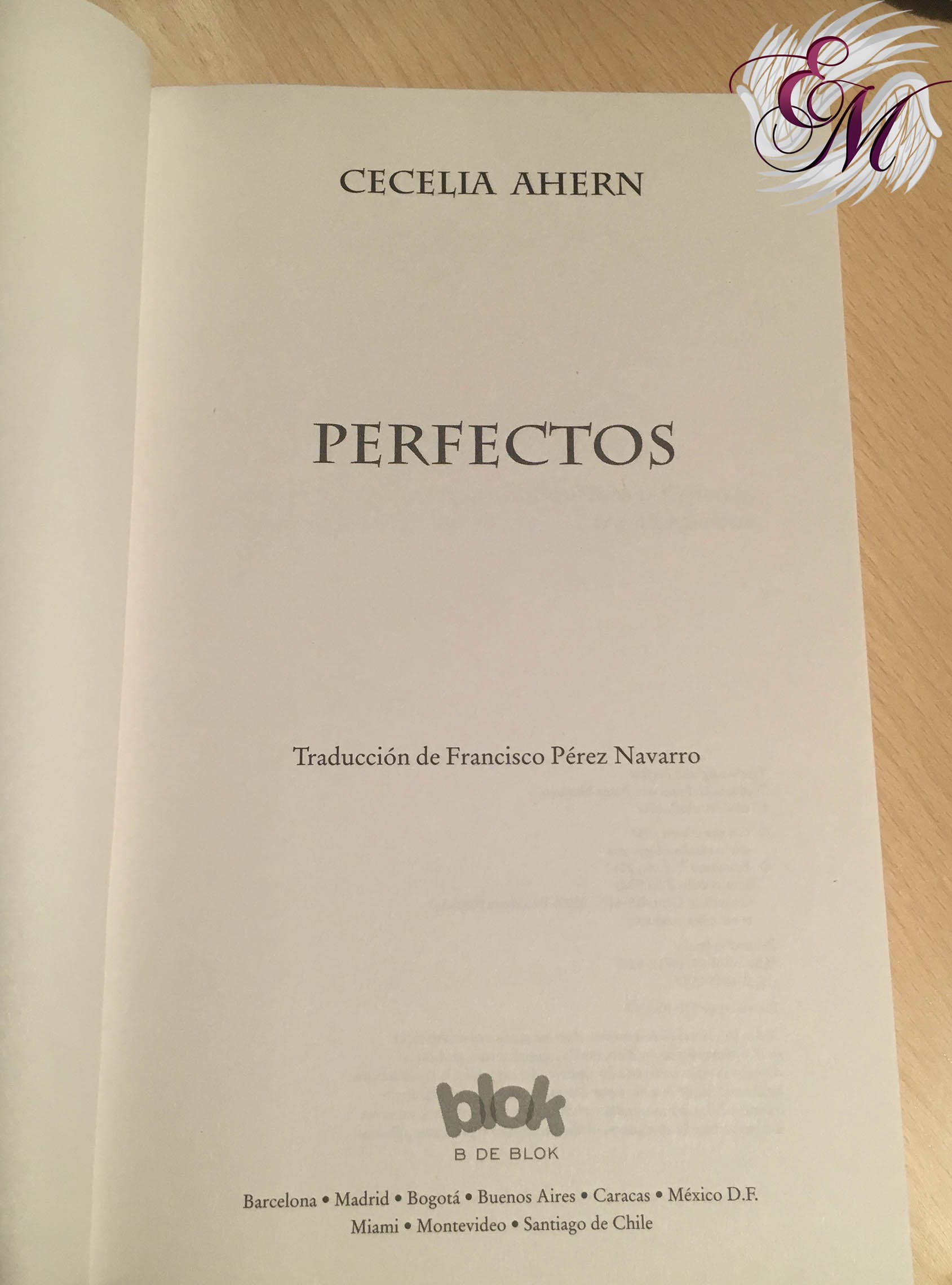 Perfectos, de Cecelia Ahern - Reseña