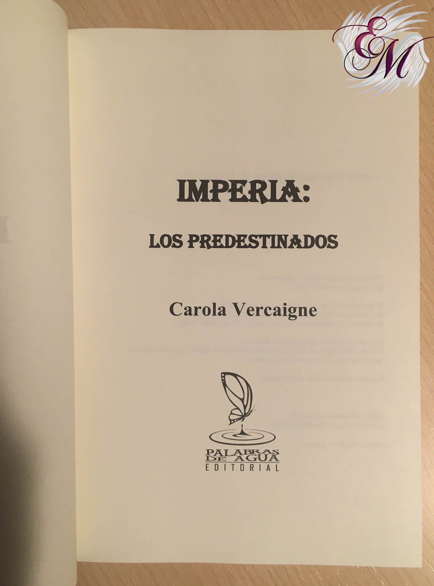 Imperia: Los predestinados, de Carola Vercaigne - Reseña
