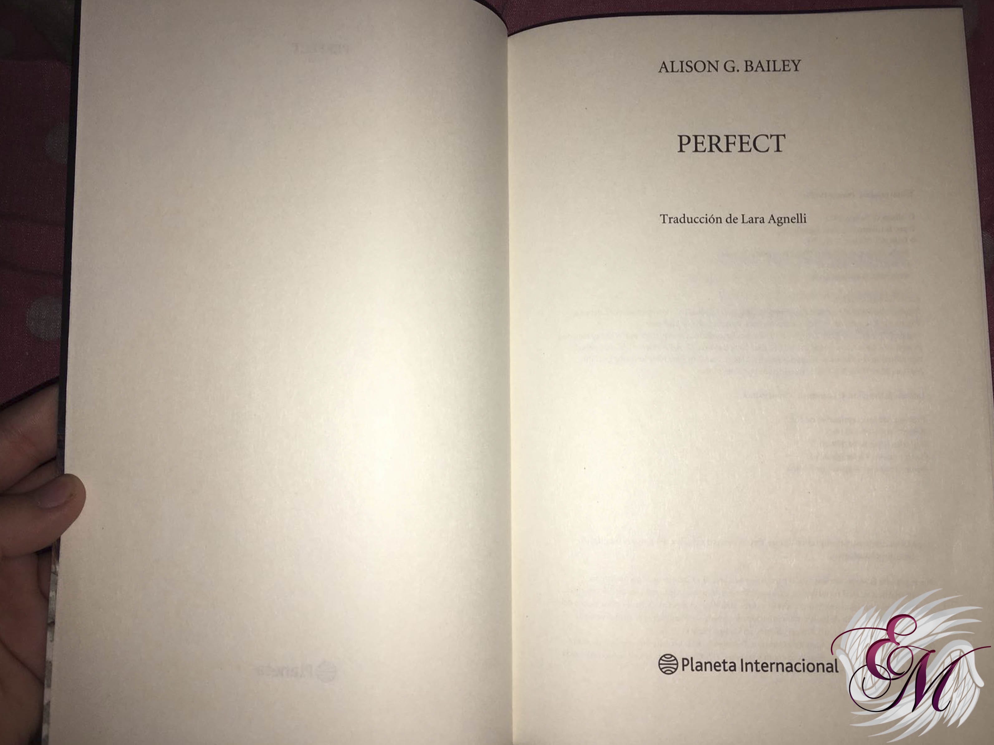 Perfect, de Alison G. Bailey - Reseña