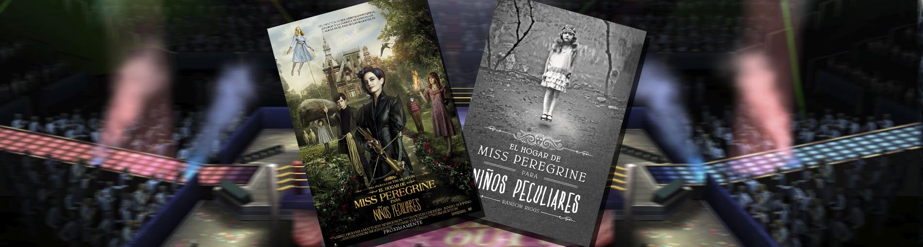 El hogar de Miss Peregrine para niños peculiares. Libro vs Película