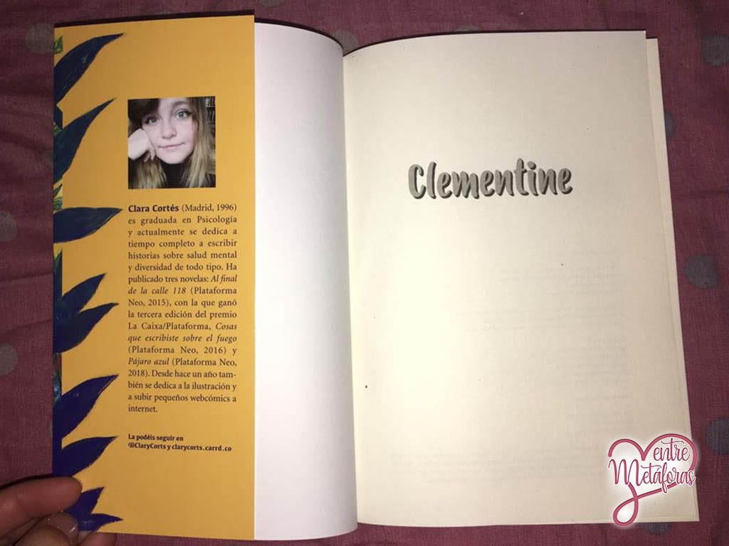 Clementine, de Clara Cortés - Reseña