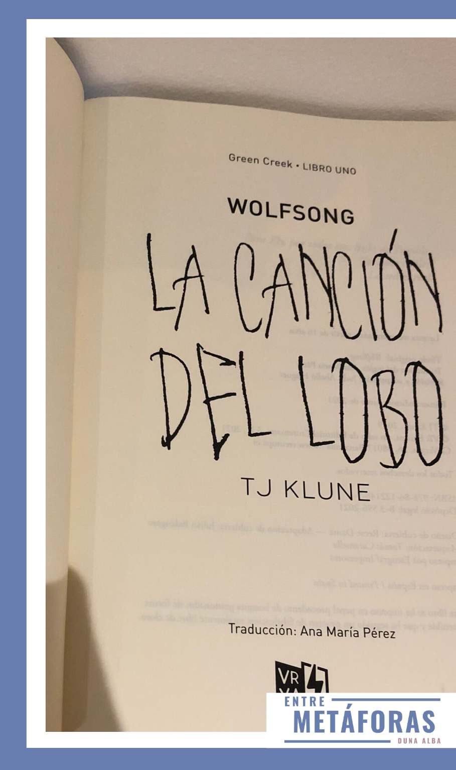 La canción del lobo, de TJ Klune
